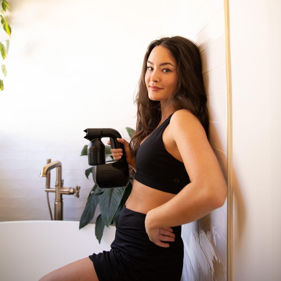 b.tan Spray Tan Kit | At Home Spray Tanning Kit, Includes Spray Tan Machine, Tanning Applicator Mitt, 8 Fl Oz Solution Mist