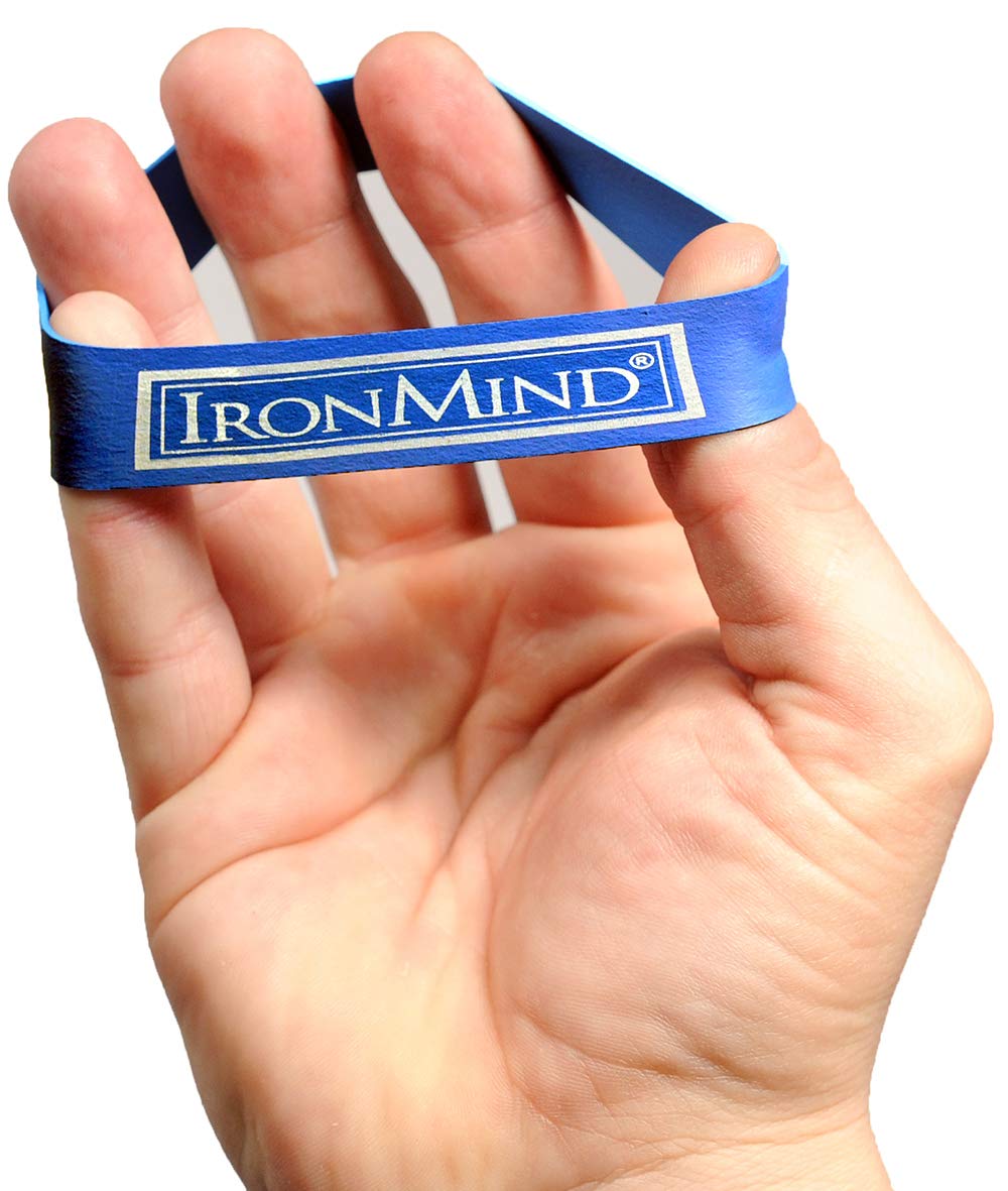 IronMind Expand-Your-Hand Bands 10 Pack: Kiss Elbow Pains Goodbye - Prevent, Rehab, Reduce Pain from Tennis Elbow, Carpal Tunnel. Authentic, original, effective