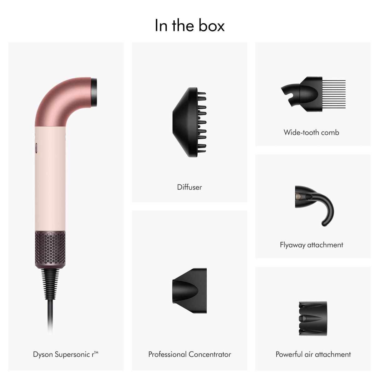 Dyson Supersonic r™ Hair Dryer in Ceramic Pink and Rose Gold