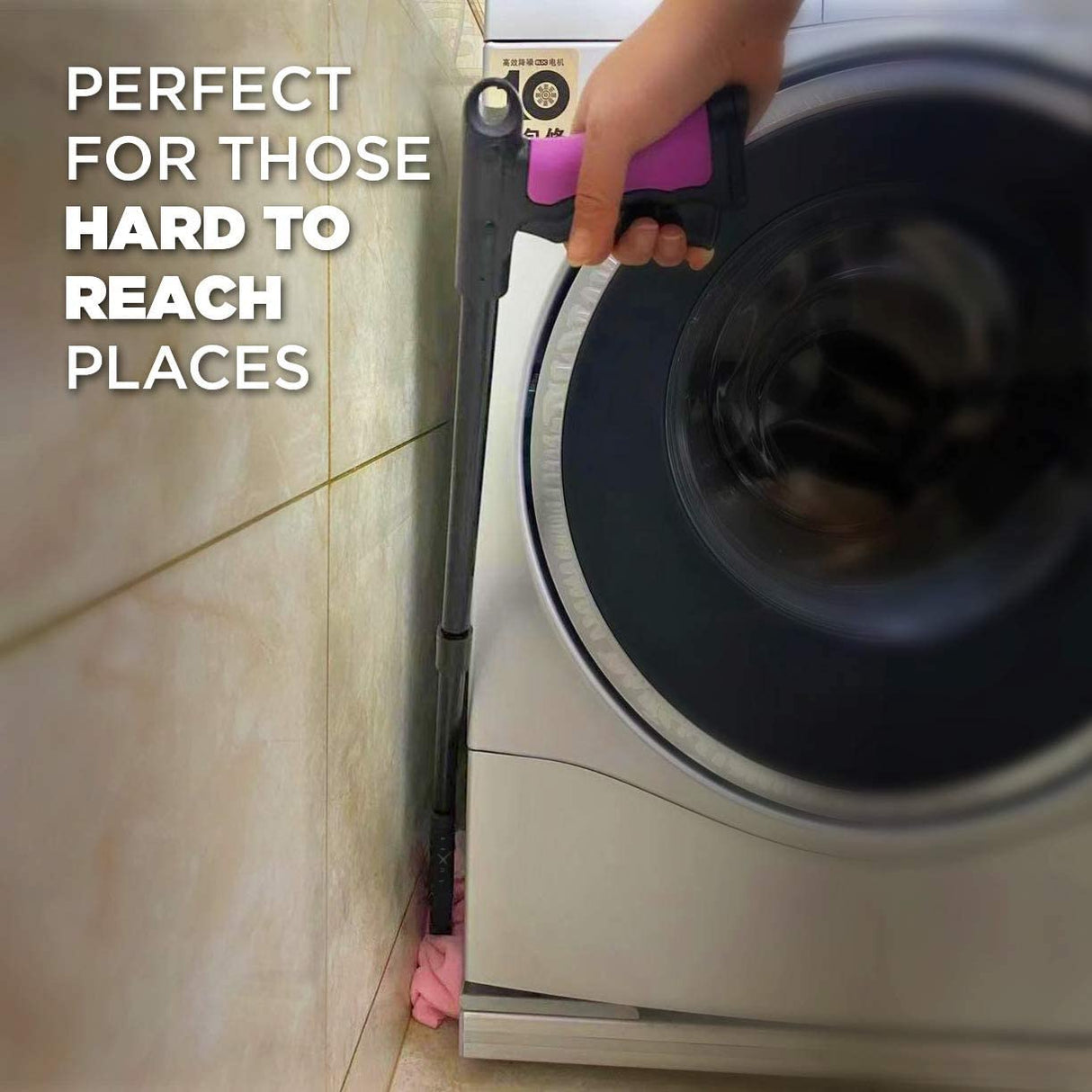 Grabber Reacher Tool - 2 Pack - Latest Version Long 32 Inch Foldable Pick Up Stick - Strong Grip Magnetic Tip Lightweight Trash Picker Claw Reacher Grabber Tool Elderly Reaching - by Luxet (Pink)