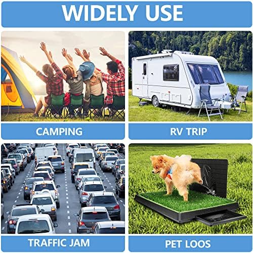 Godora ECO-Friendly Poo Urine Gel Powder with Spoon, Fast-Absorbing Camping Toilet Chemicals, Rapidly Biodegradable Eco Gel for Portable Toilet, for Outdoor Portable Bedpans & Emergencies