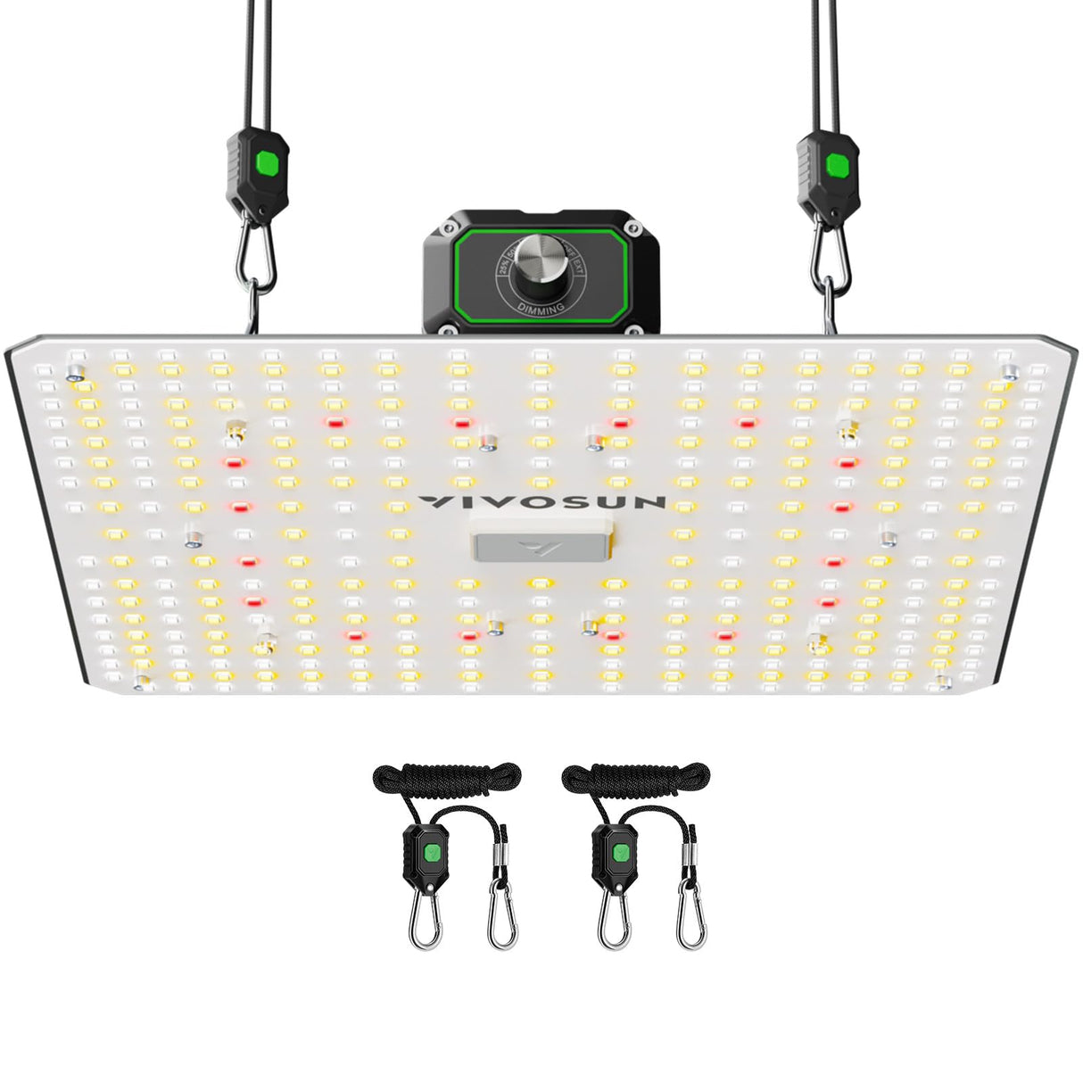 VIVOSUN LumaLight 100W LED Grow Light, Full Spectrum Plant Light, Smart Dimmable & High PPFD for Indoor Plants Seedling Vegetables Bloom, Fits 2×2/2×4 Grow Tents