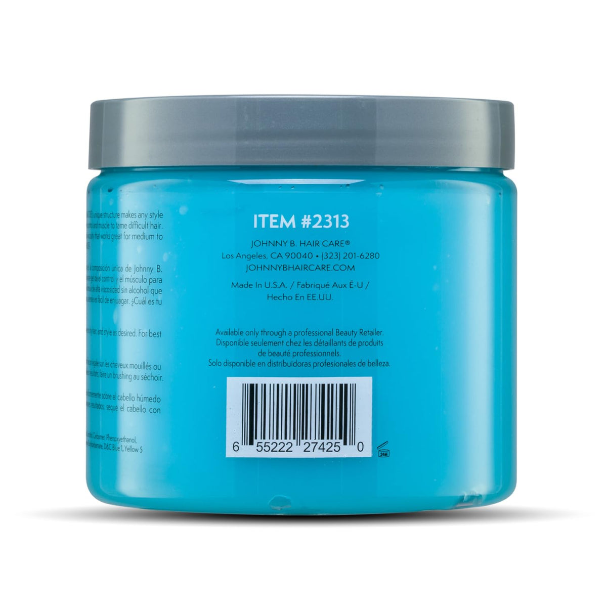 JOHNNY B. Mode Professional Hair Styling Gel, 16 oz