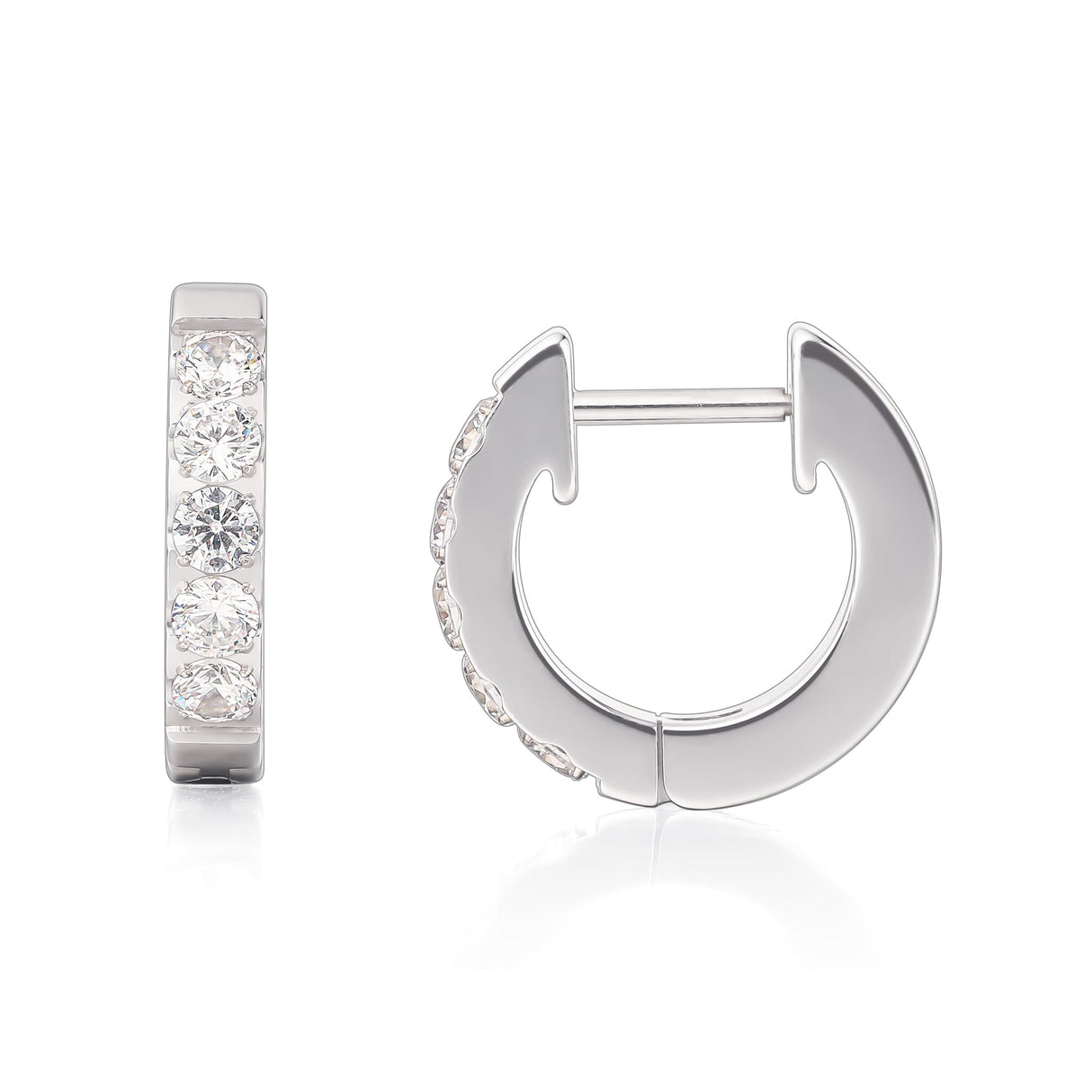 Limerencia Hypoallergenic Implant Grade Titanium Huggie Hoop Earrings