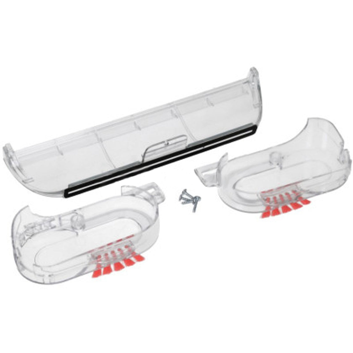 Spares2go Nozzle Floor with End Caps compatible with Bissell Carpet Cleaner 2 Pieces