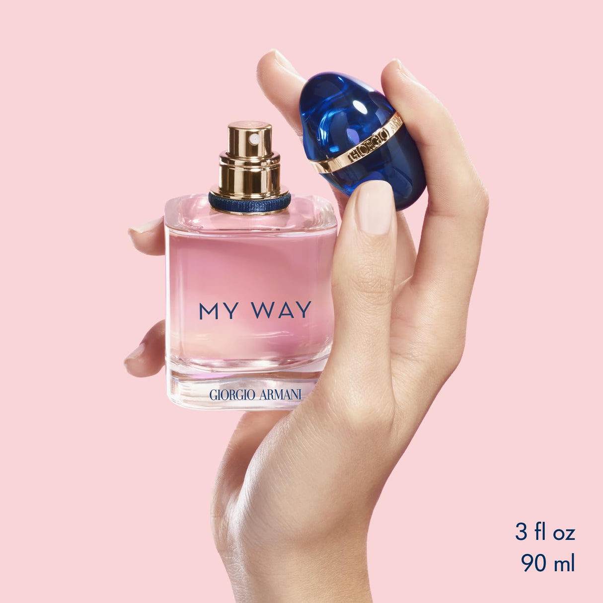 Armani Beauty - My Way - Eau de Parfum - Women's Perfume - Floral Woody Fragrance - Bergamot, Orange Blossom, Tuberose, Jasmine, Cedarwood, Vanilla and White Musk Notes - 1.0 FL Oz