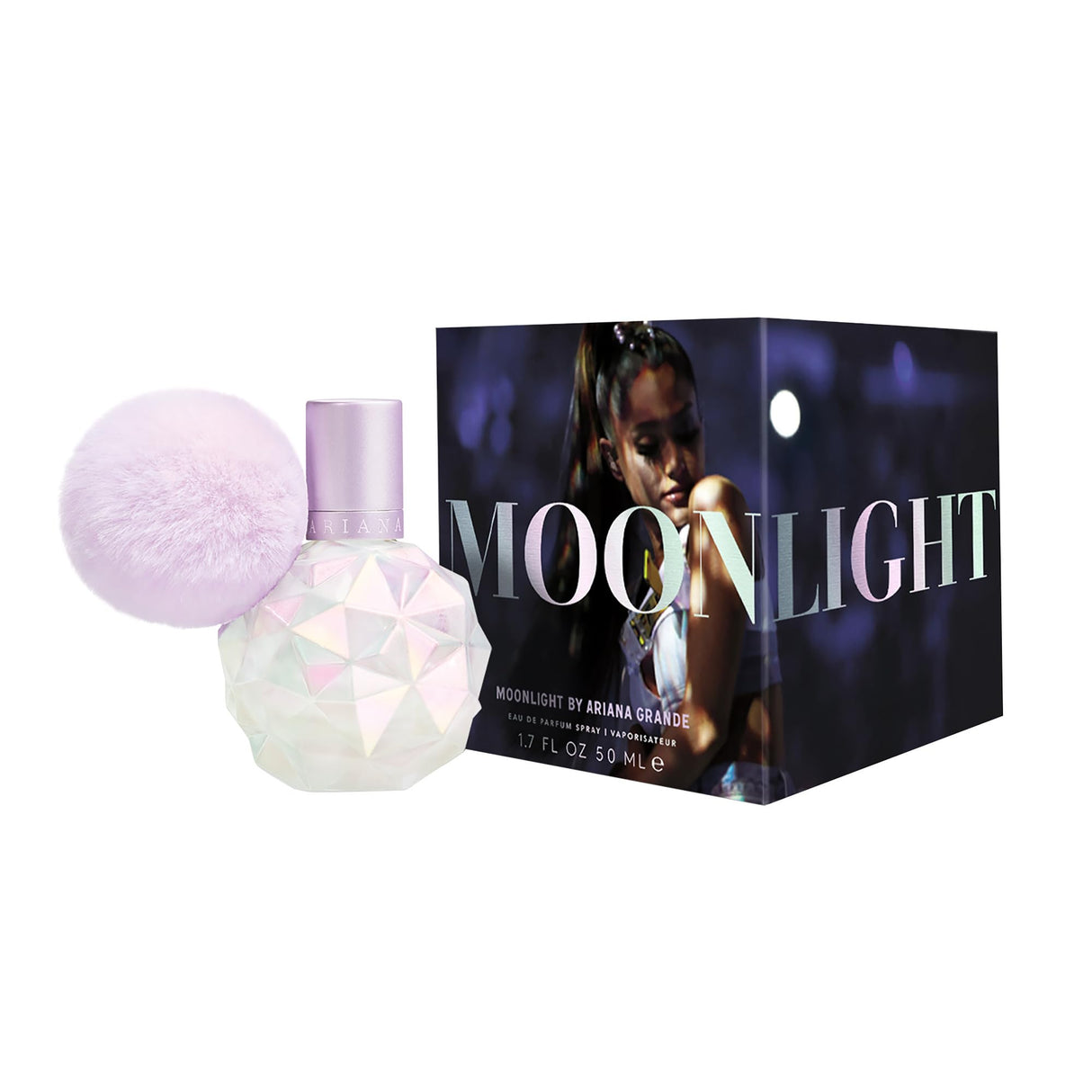 Ariana Grande Moonlight Eau de Parfum – Floral Gourmand Fragrance for Women – 3.4 Fl Oz