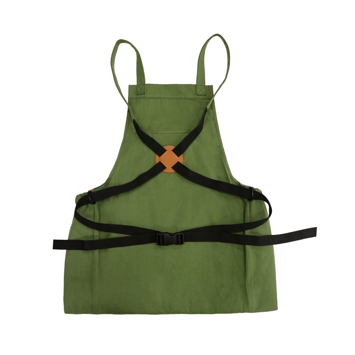 GeerDuo Gardening Apron with Quick Release Pockets for Women, Water Resistant Picking Pouch(Green)