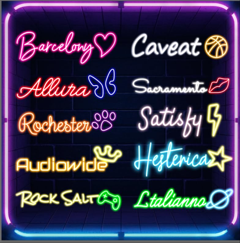 BCCPNL Custom Neon Sign for Room Decoration and Wedding Day;Neon Sign Customizable for Name, Wedding,birthday,party,bar,Christmas Gifts. Gift for my girlfriend