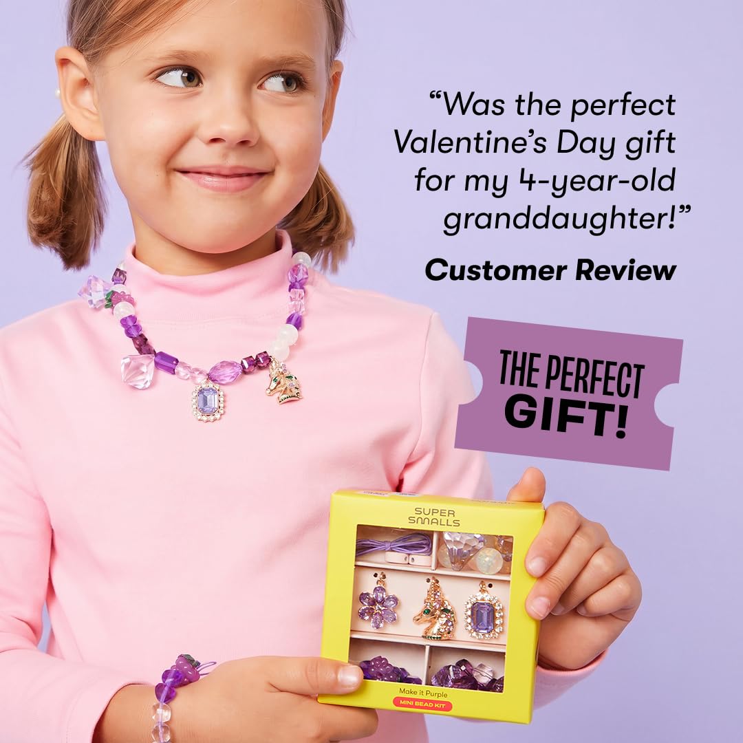 Super Smalls Make It Purple Mini Bead Kit | Ages 4+