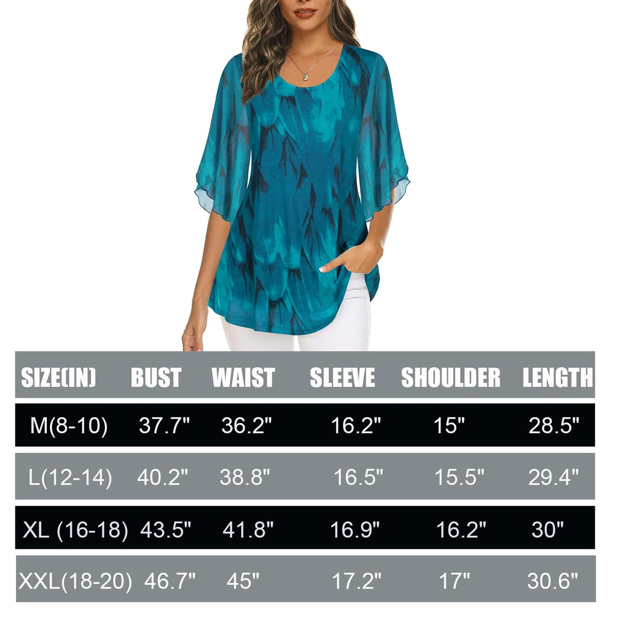 Ninedaily Blouses for Women Business Casual,Summer Short Sleeve Outfits Tops Office Work Blouse Elegant Clothes Formal 2025 Cruise Wear for Women Christmas Holiday Beach Vacation Shirts Tunic Blue XL