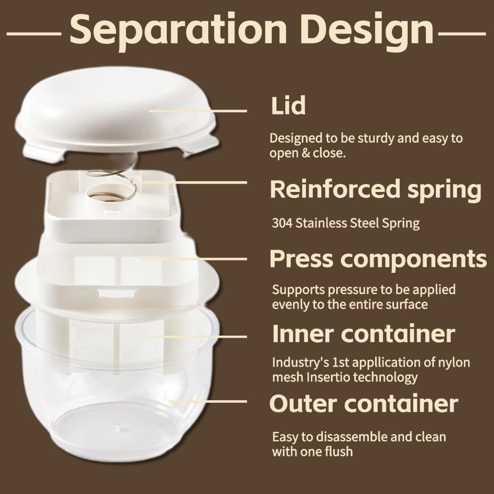 Greek Yogurt Maker with Fine Mesh Strainer, 3L Upgraded Yogurt Strainer, Yogurt Maker Filter Greek Yogurt Strainer Round Large Capacity Efficient Fine Mesh Yogurt Whey Separator for Home Kitchen