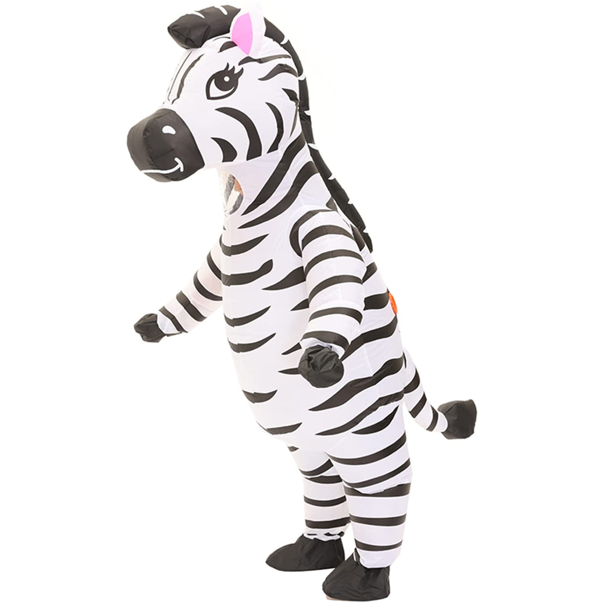 Arokibui Inflatable Zebra Costume Funny Blow up Animal Costume for Cosplay Party Christmas Halloween Suit Festival Suit Jumpsuit
