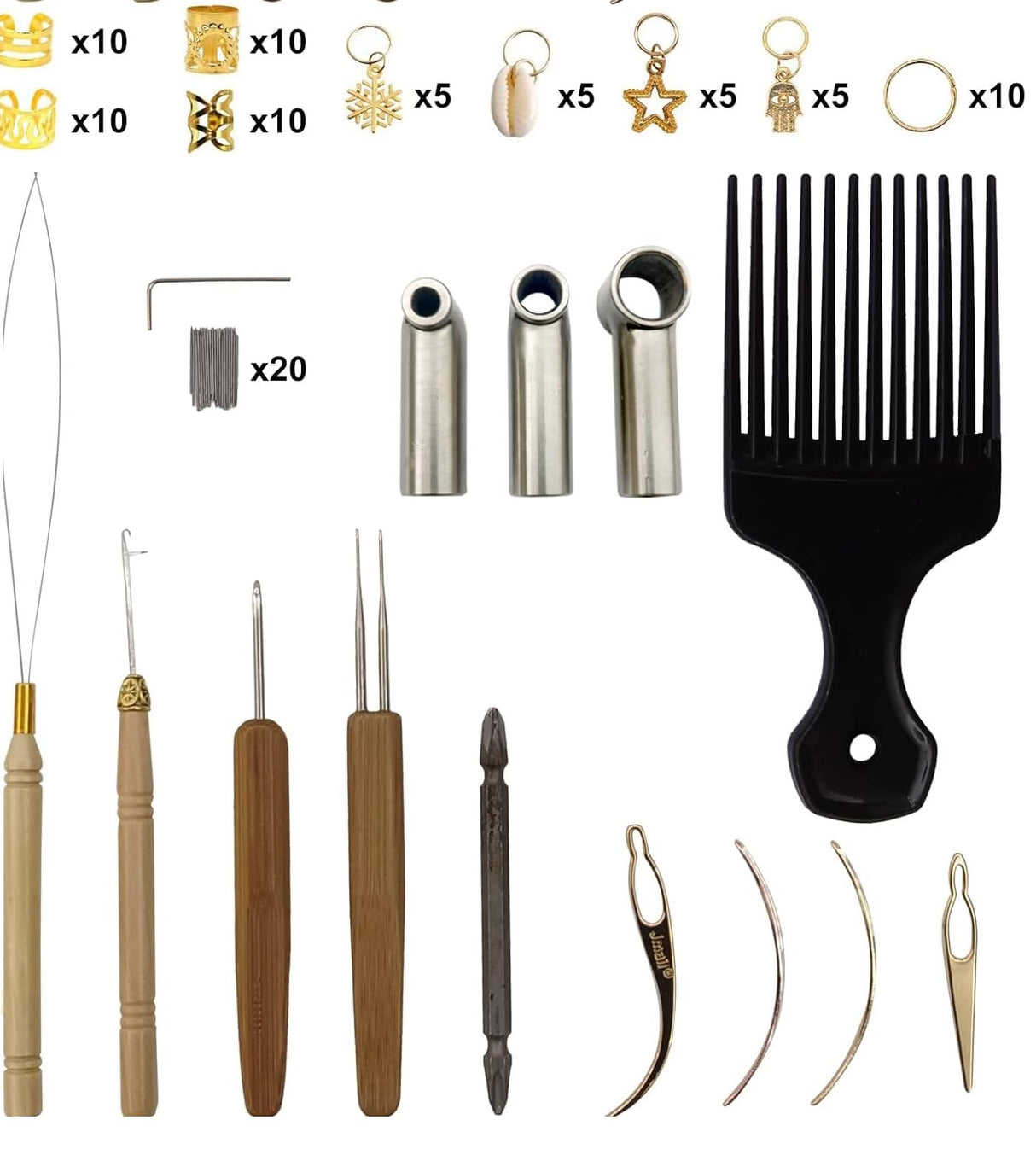 Dreadlock Machine, Dreadlock Machine Kit Loc Machine Dreadlocks Maker Automatic Portable Dreadlock Machine with Multiple Tools