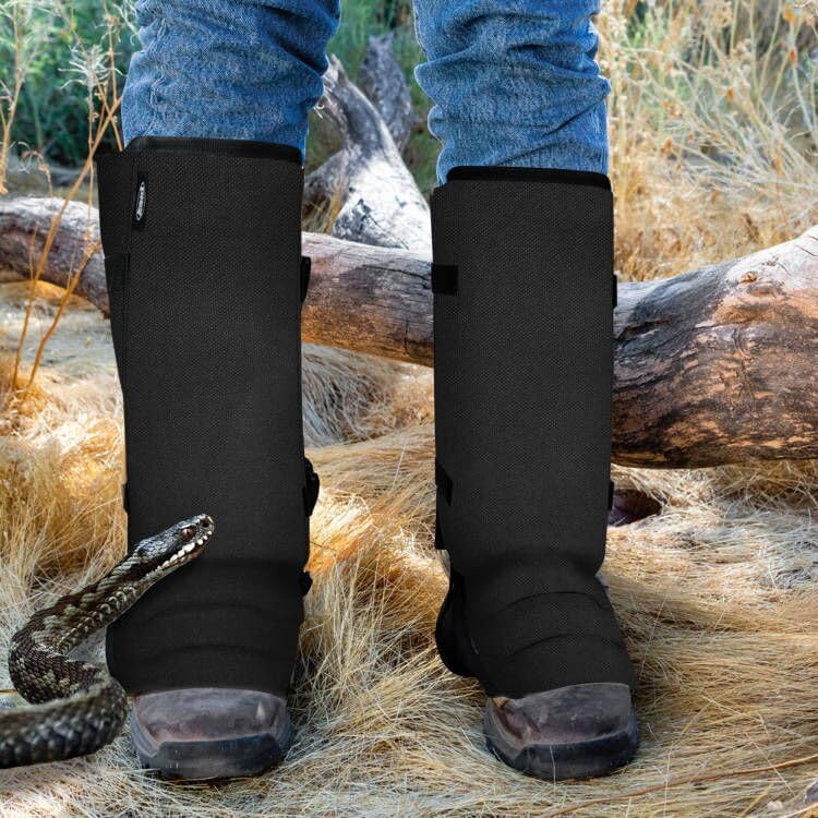 MDSTOP Snake Gaiters Leg Guards, Waterproof Snake Guards, Adjustable Snake Bite Protection for Lower Legs, Snake Chaps for Men & Women, Snake Proof Gaiters for Hunting,Outdoor and Farm Working