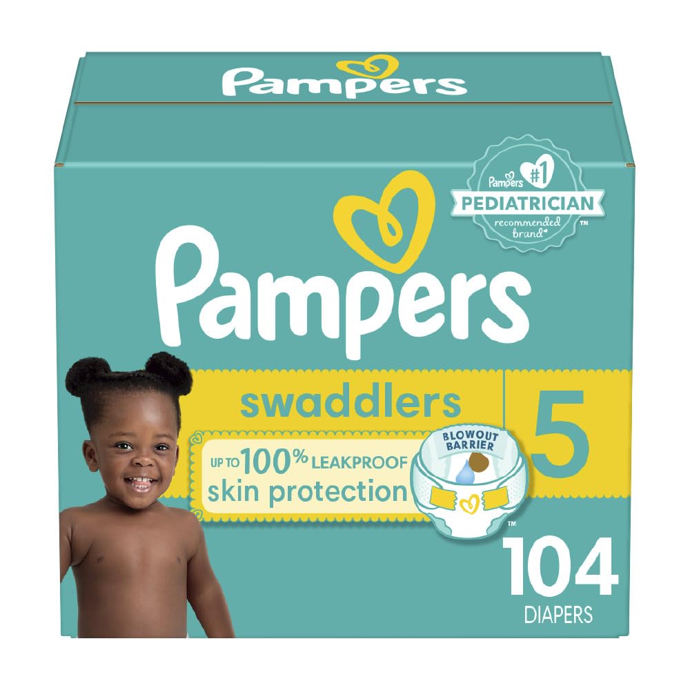 Pampers Baby Diapers - Swaddlers - Size 4, 66 Count, Ultra Absorbent Disposable Infant Diaper