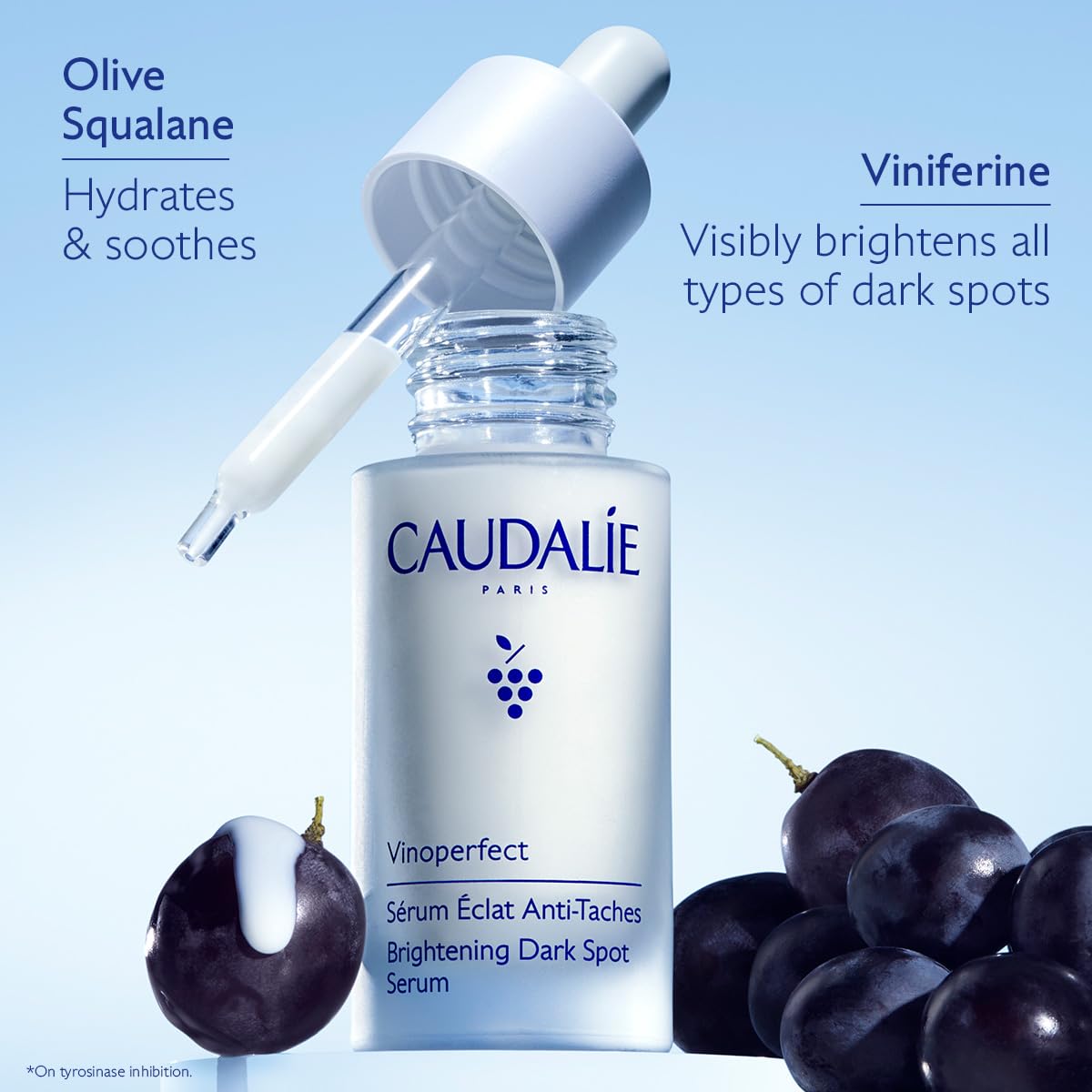 Caudalie Vinoperfect Brightening Dark Spot Serum Vitamin C Alternative - Jumbo Size 62x More Effective than Vitamin C with Viniferine for a Visibly Brighter Even Complexion