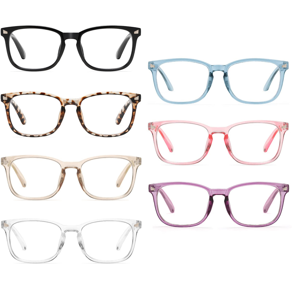 CCVOO Reading Glasses for Women/Men, Eyeglasses, Blue Light Readers for Women/Men, Computer Eye Glasses, Cheaters