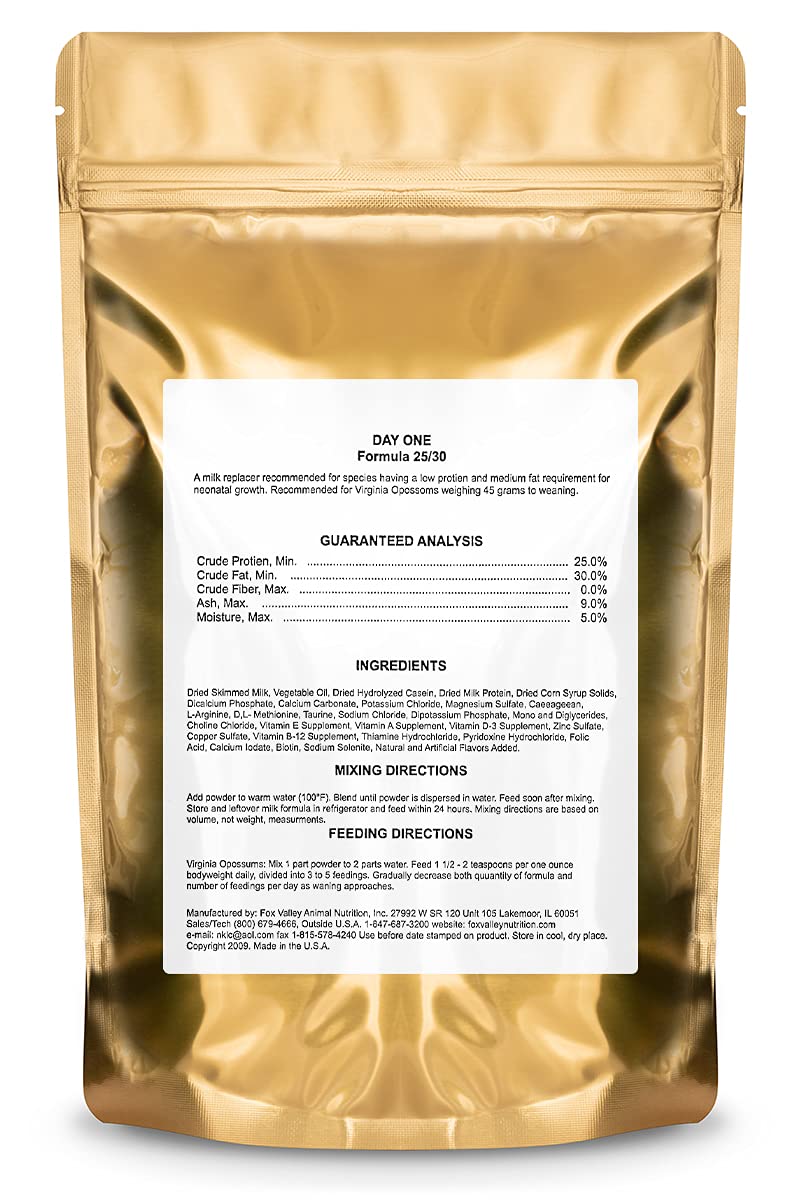 Fox Valley Day-One Formula 25/30 for Opossums