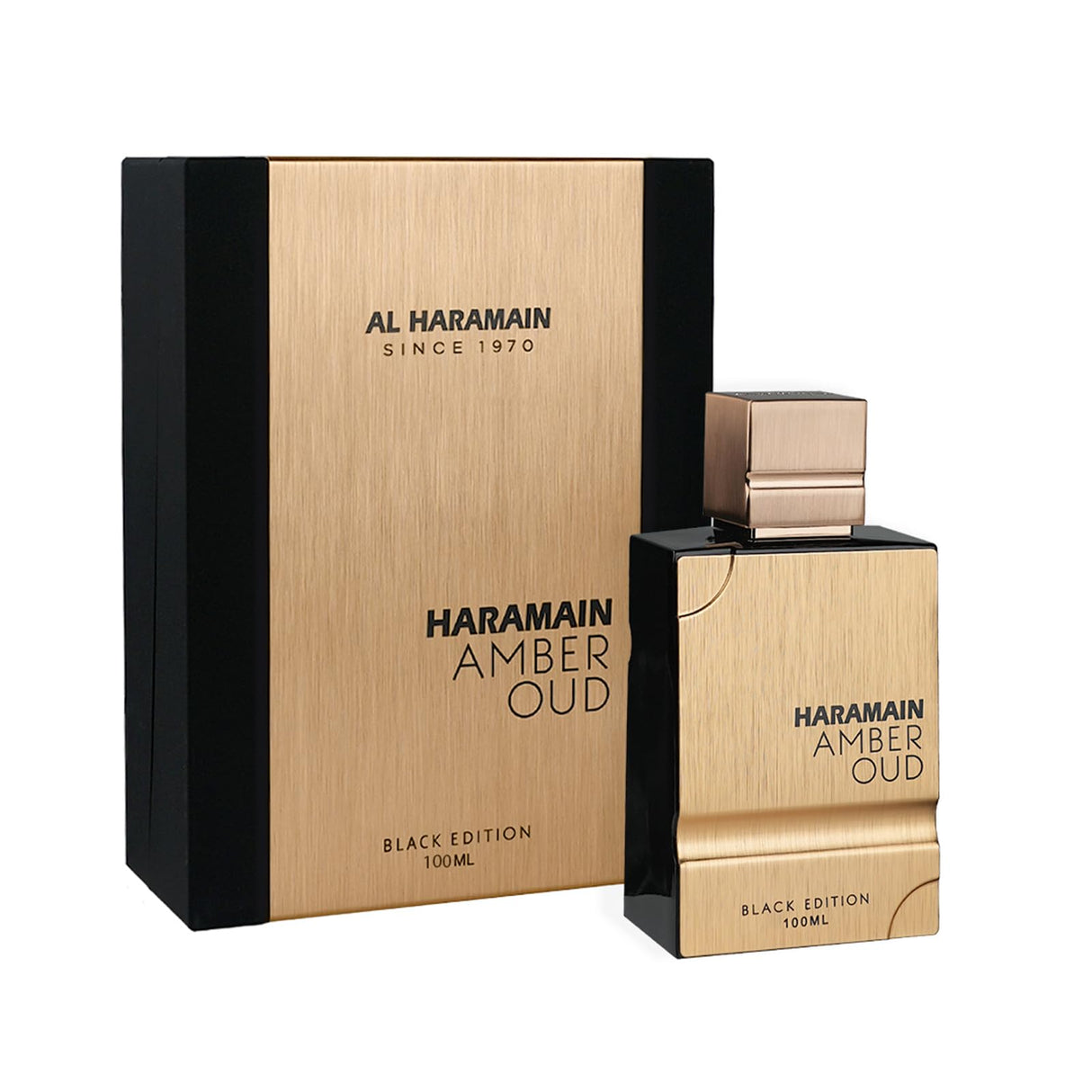 Al Haramain Amber Oud - Black Edition - Perfume for Women and Men - Intoxicating Blend of Tonka Bean, Lavender, and Ambergris - 3.33 oz EDP Spray