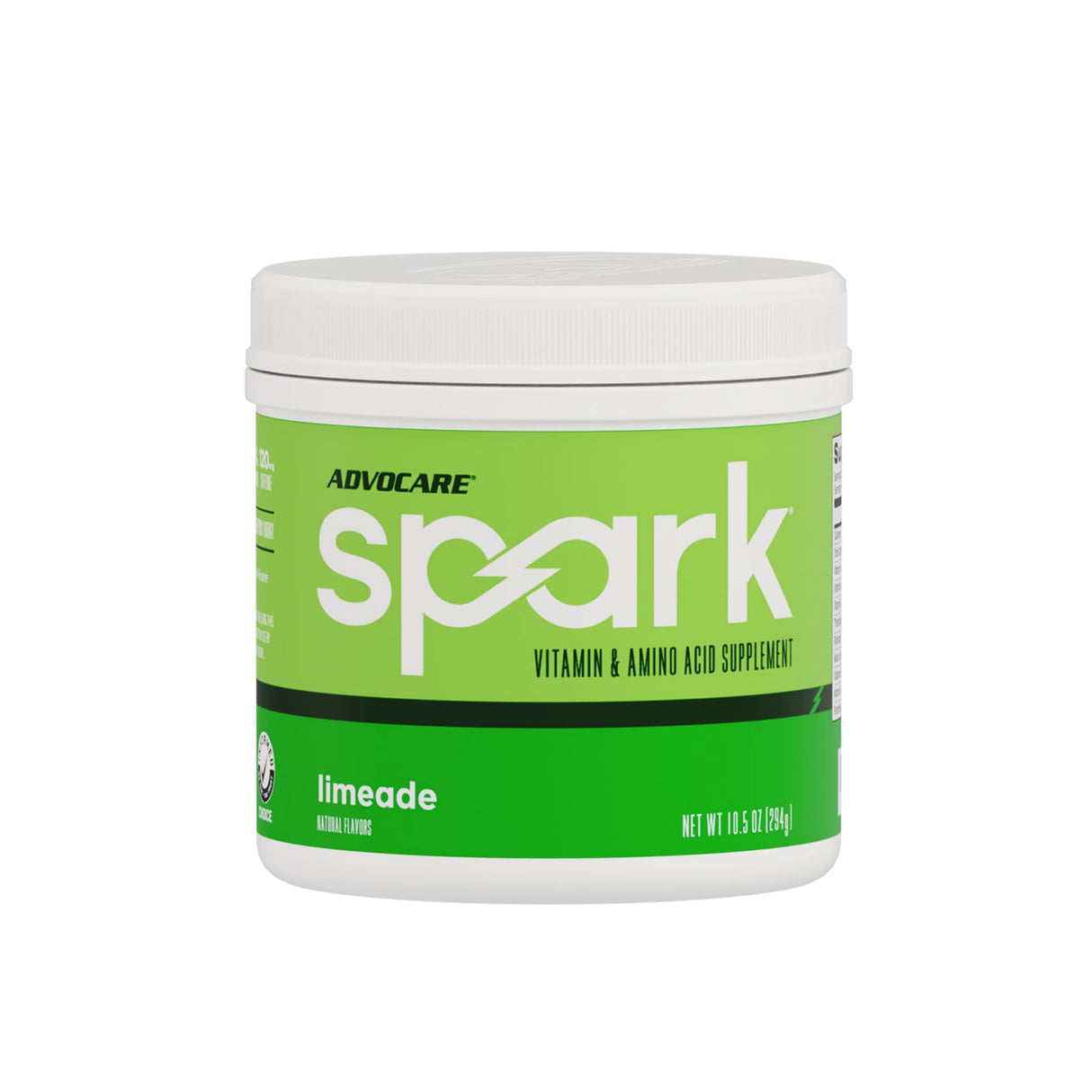 AdvoCare Spark Vitamin & Amino Acid Supplement - Focus & Energy Drink Powder Mix with Vitamin A, B-6, C & E - Also Includes L-Carnitine & L-Tyrosine - Limeade - 10.5 oz