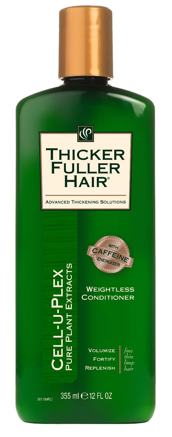 Thicker Fuller Hair Conditionr Weightless Cell-U-Plex 12 Ounce (354ml) (3 Pack)