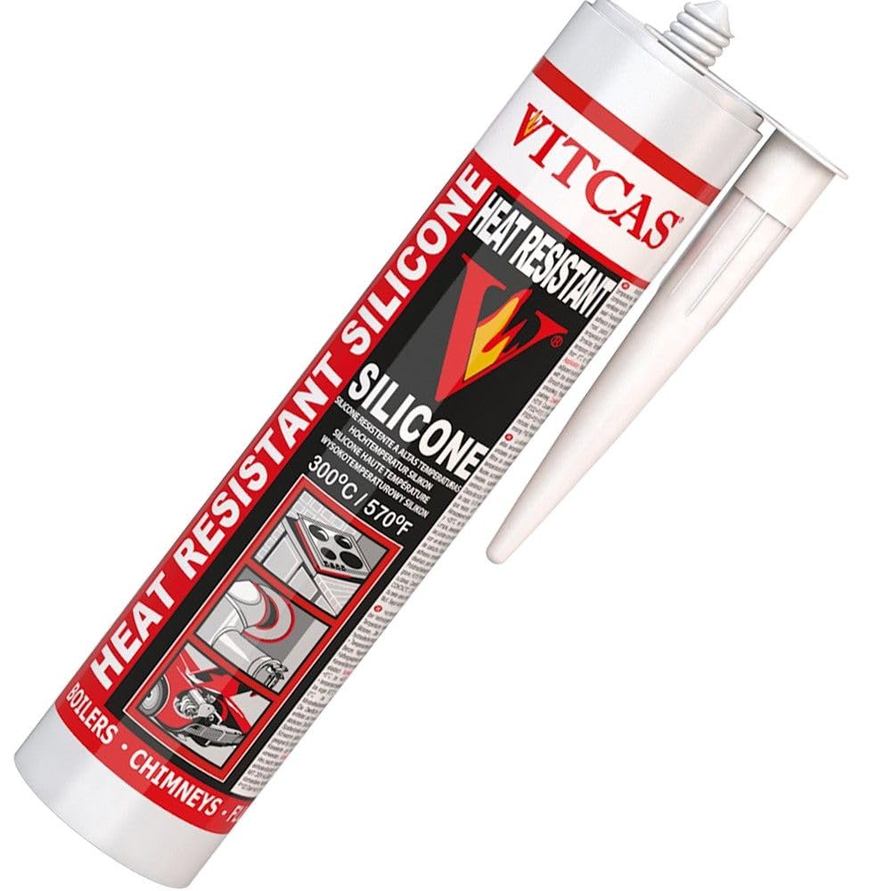 VITCAS Heat Resistant Silicone- High Temperature Sealant 310ml