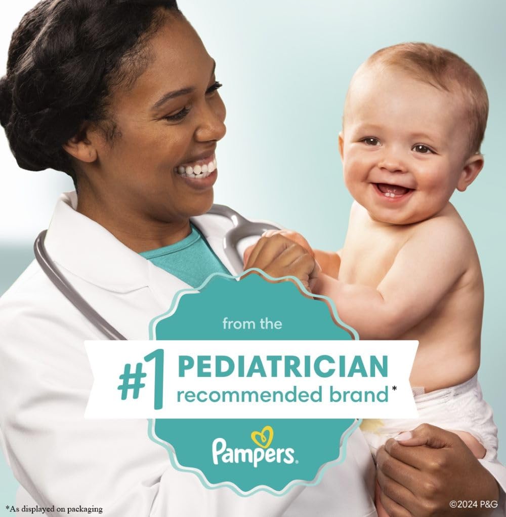 Pampers Baby Wipes, Sensitive, Water Based Wipe, Clinically Proven, Hypoallergenic, and Unscented for Babies, 1008 Wipes Total (12 Flip-Top Packs)