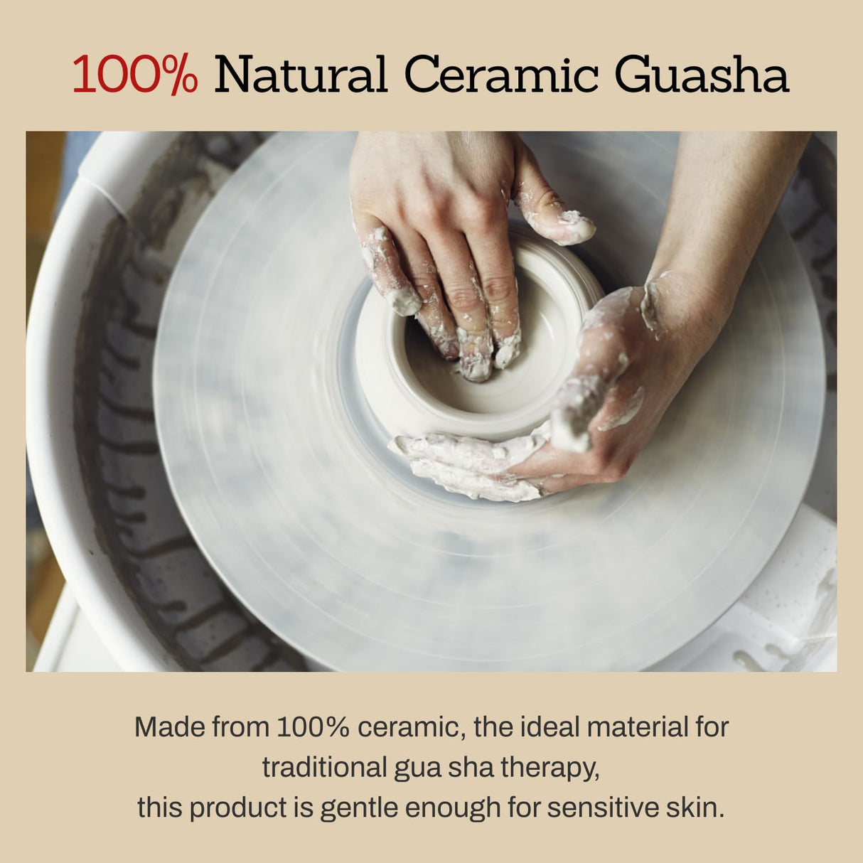 MEDITHERAPY SOKSAL GUASHA,Ceramic Gua Sha,Body Massage Tool, Korean Body Guasha, Guasha Board, Face Lift, Muscle Relief Massage Board (Body Massager)