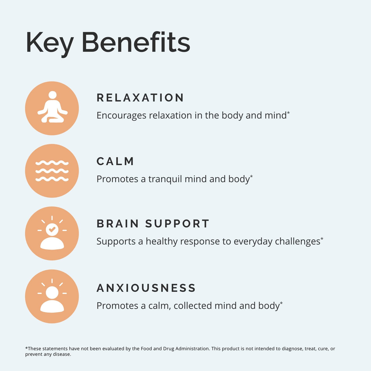 Dr Amen BrainMD GABA Calming Support - 90 Capsules - Promotes Relaxation - Contains Magnesium, Vitamin B6 & Lemon Balm - 90 Servings