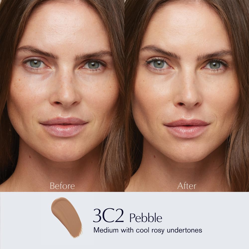 Estée Lauder Double Wear Sheer Matte Foundation SPF 19 | 12-Hour Wear, 1.0 Fl Oz, 3C2 Pebble