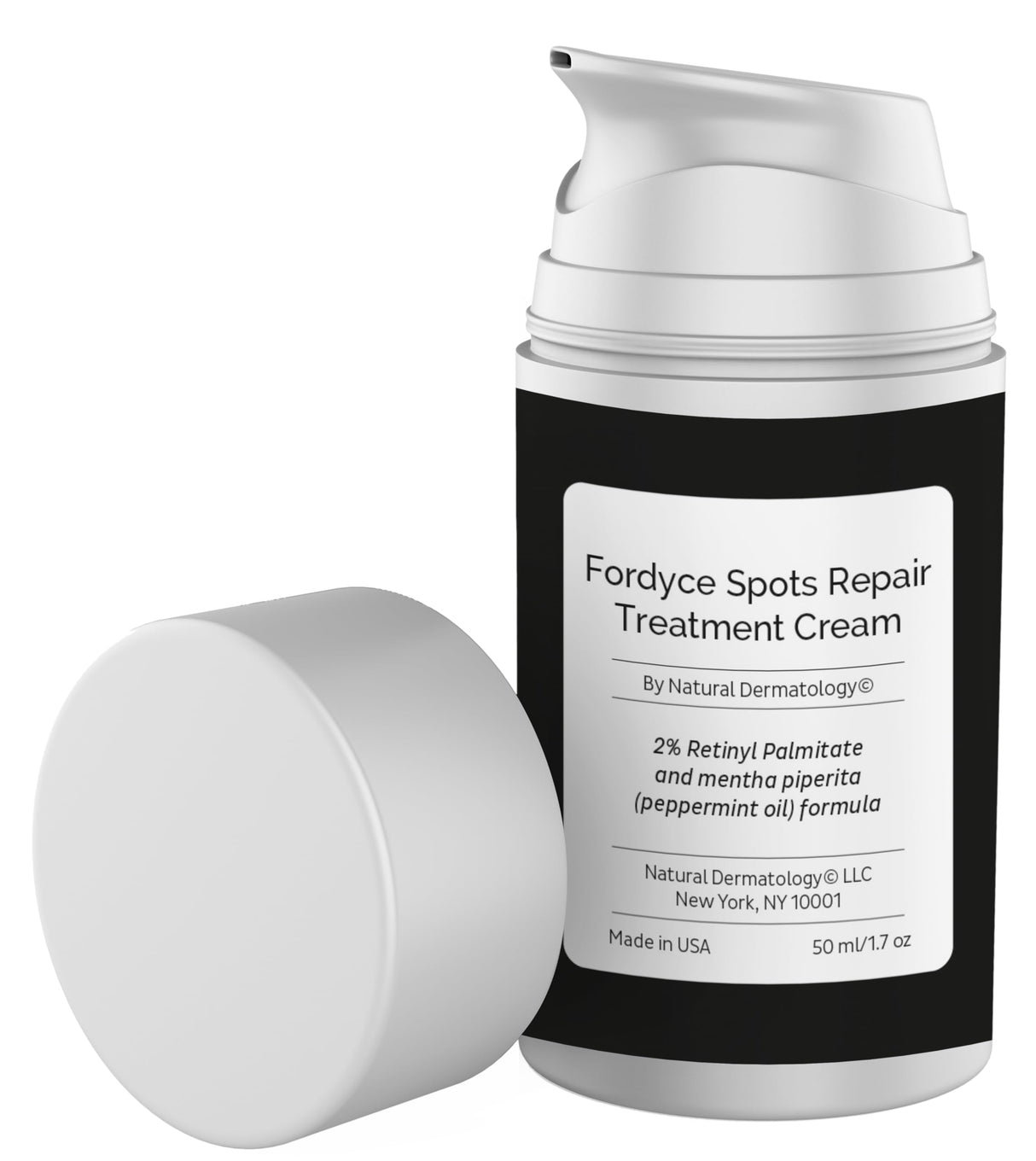 Fordyce Spots Removal Cream, 2% Retinyl Palmitate - for men and women, lips and intimate areas (1.7 ounce)