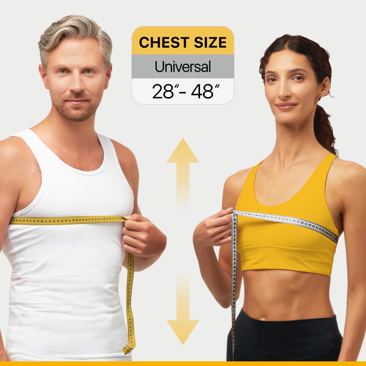 Posture Corrector Back Brace for Women & Men - Adjustable Straps for Neck & Shoulder Comfort, Breathable Upper Back Straightener, Invisible Under Clothes, Comfortable Ergonomic Design (28-48") (28-48")