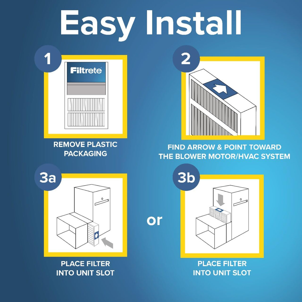 Filtrete 20x20x4 AC Furnace Air Filter, MPR 1550, MERV 12, Fits Honeywell, CERTIFIED Asthma & Allergy Friendly, Electrostatic Air Cleaning Filter, 2-Pack (Actual Size 19.88x19.88x4.31 in)