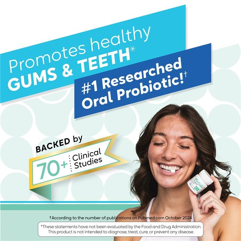 BioGaia Prodentis Oral Probiotics for Teeth & Gums and Bad Breath