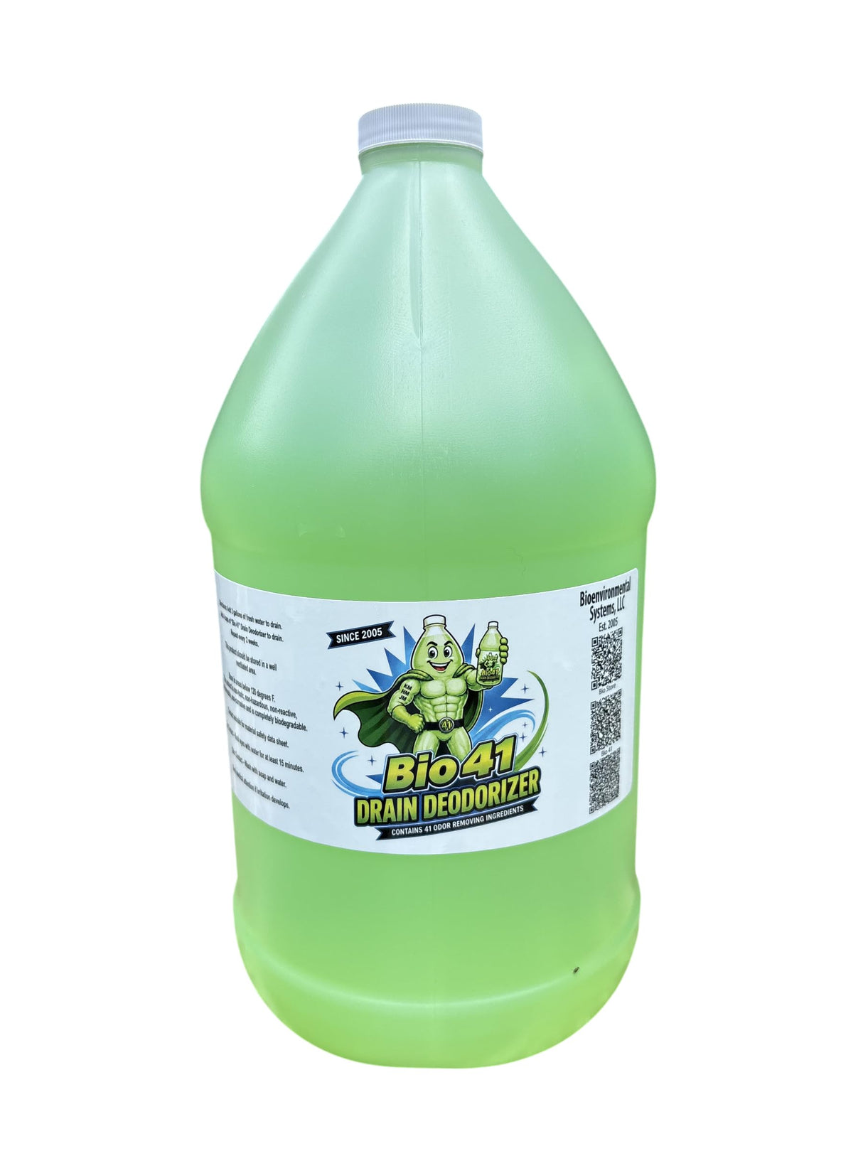 Drain Deodorizer- Odor Eliminator - Commercial Drain Deodorizer - Neutralizer Sewer Gas Smell Remover - One Gallon