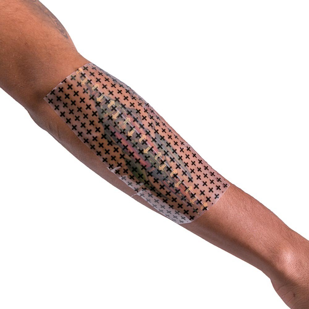 Recovery Derm Shield Tattoo Aftercare Bandage Roll - Transparent, Waterproof Adhesive Bandages - 7.9 Inches x 8 Yards