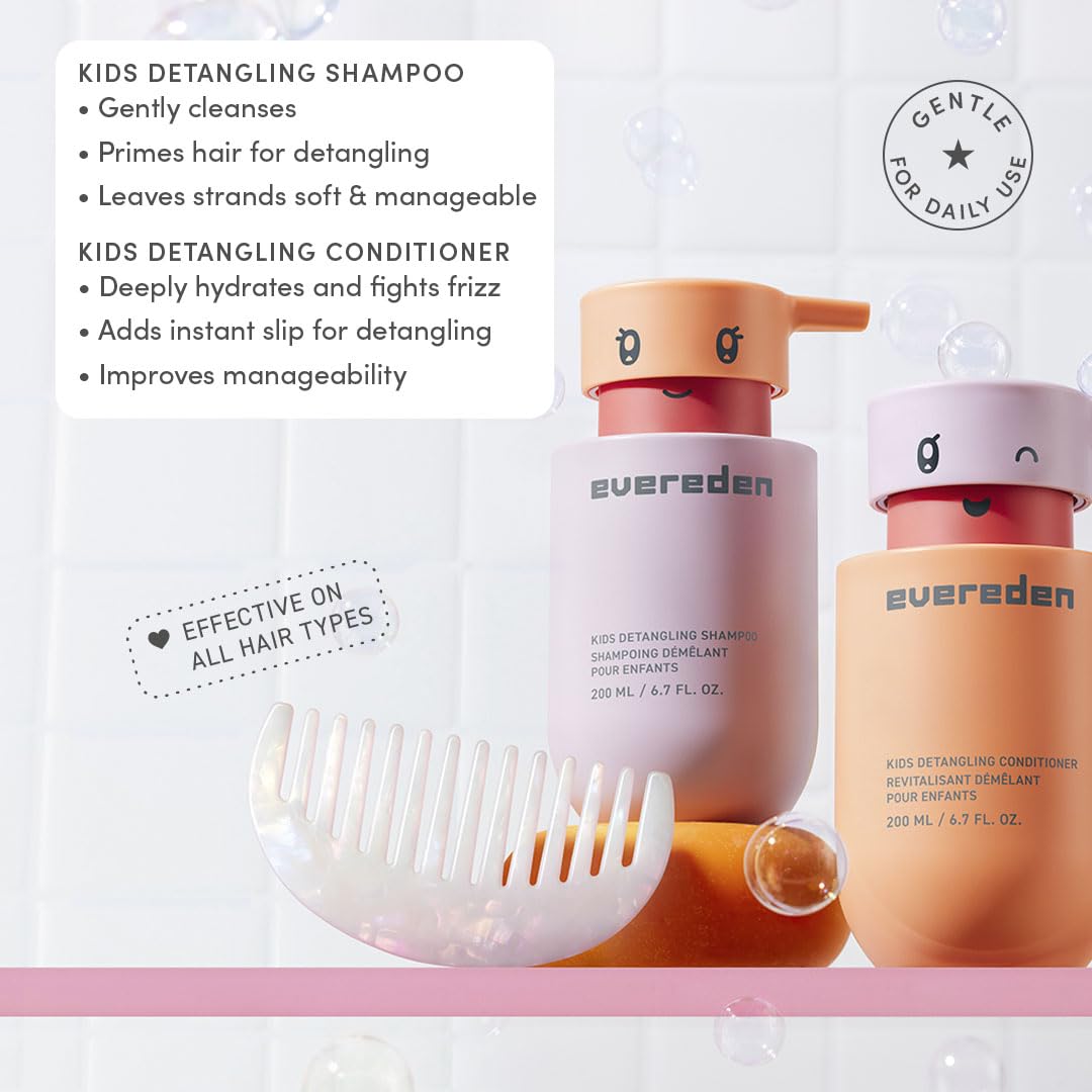 Evereden Kids Skin Care Gift Set for Girls, 6-Piece Gift Set with Bag