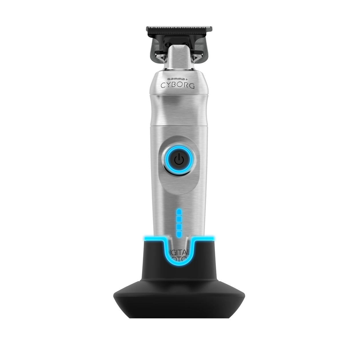 GAMMA+ Cyborg Professional Meta Cordless Ergonomicl Hair Trimmer with Digital Brushless Motor