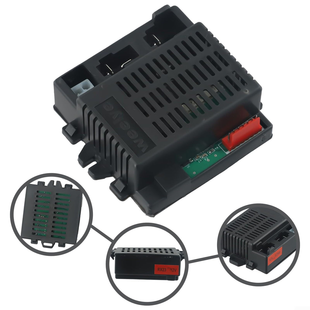 Children's Electric Toy Car Weelye Receiver 6V 12V 24V And 2.4G RC, Control Box Replacement For Children's Electric Toy Car(RX7 12V Receiver)