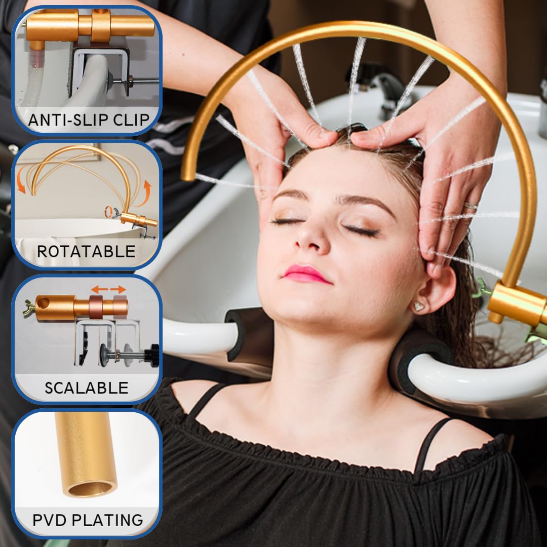 Head Spa Waterfall for Shampoo Bowl,Portable Salon & Spa Equipment,Water Circulation Tools for Hair Salon Equipment,at Home Head Spa