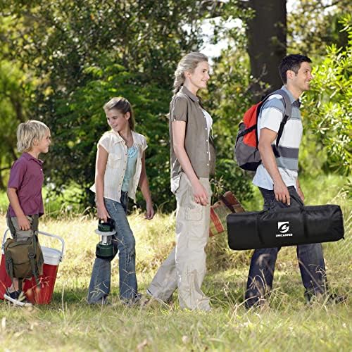 Beach Tent 12 X 12ft Large UPF50+ Pop Up Canopy with 2-Pcs Side Wall, Sun Shelter Rainproof, Waterproof for Camping Trips, Backyard Fun, Fishing, Parties, Or Picnics(Khaki-Upgrade)