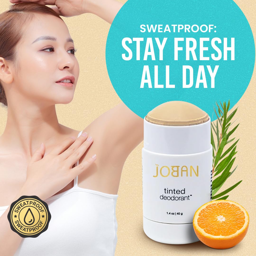 2 Pack Joban Beauty - Tinted Deodorant Fair Shade