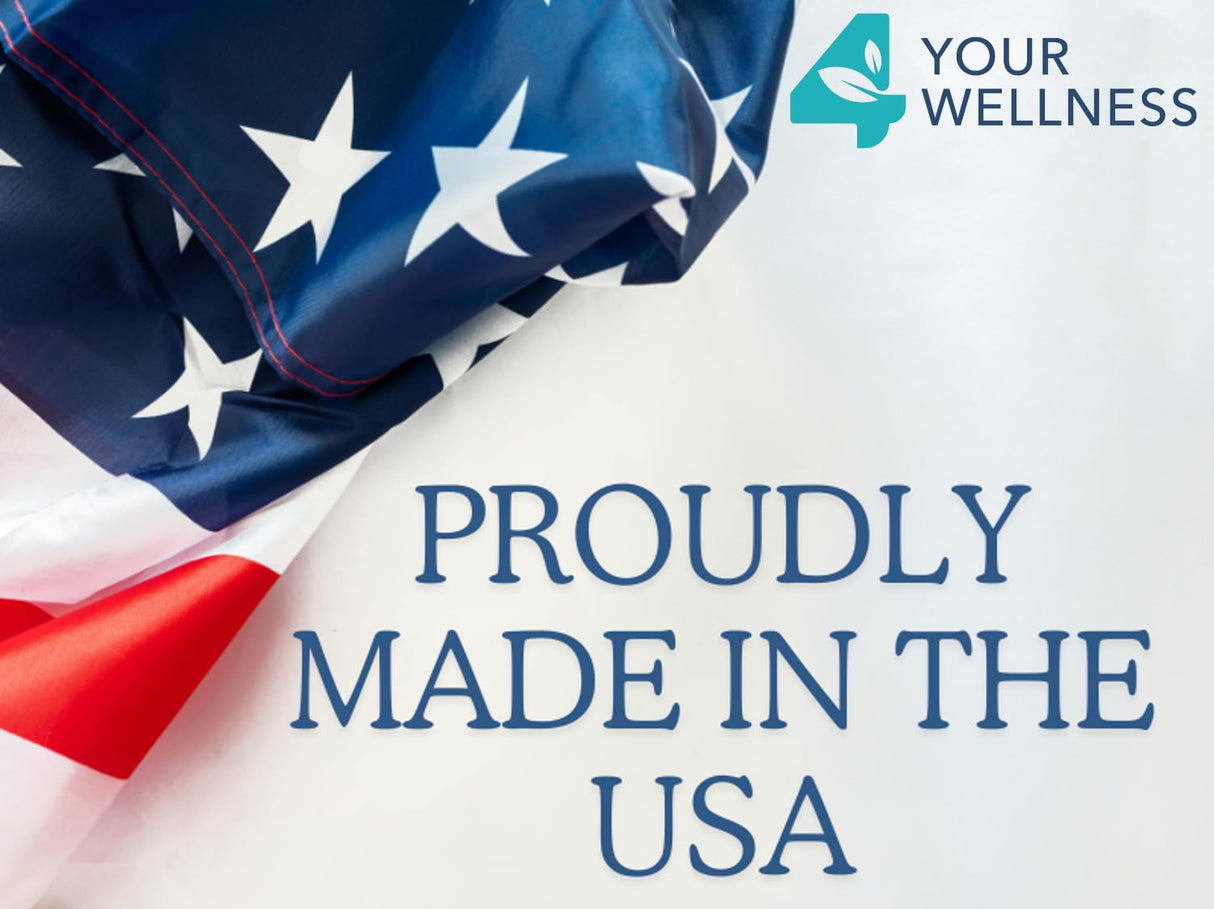 4 Your Wellness Ashwagandha Gummies Mixed Berry KSM-66, Lion's Mane, Vitamin-D, Non-GMO, Gluten-Free, Gelatin Free & Kosher (60 Count (Pack of 1))