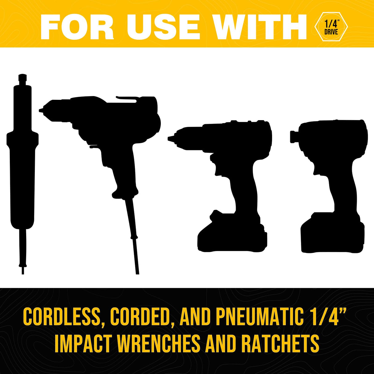 TGFTGF Impact Hex Head Allen Wrench Drill Bit Set, 24PCS, 4-inch (Metric & SAE), Premium S2 Steel 1/4" Hex-Shank Hex Bit Set, CNC Machined Magnetic Screwdriver Bit Set, Storage Box, Automotive Home