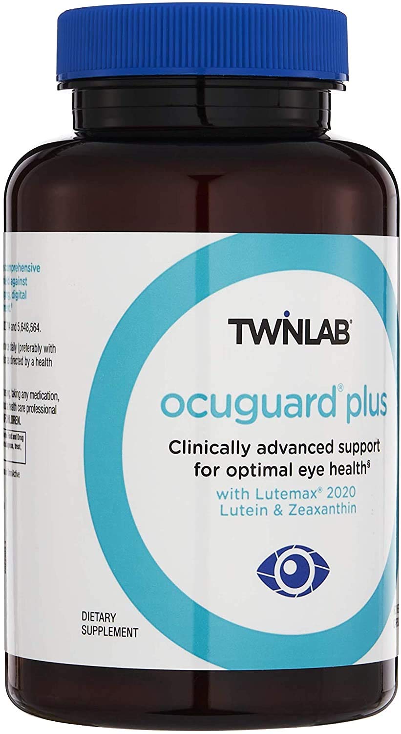 Twinlab Ocuguard Plus - Eye Supplement with Zinc, Vitamin A, C & D - 60 Veggie Capsules