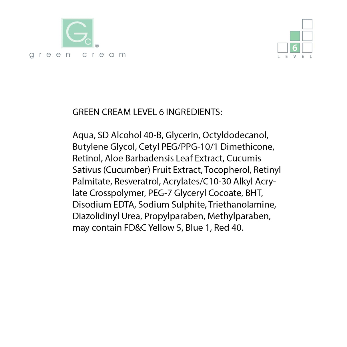 Green Cream Retinol, Level 9, High Potency, Airless Pump, 1 Ounce