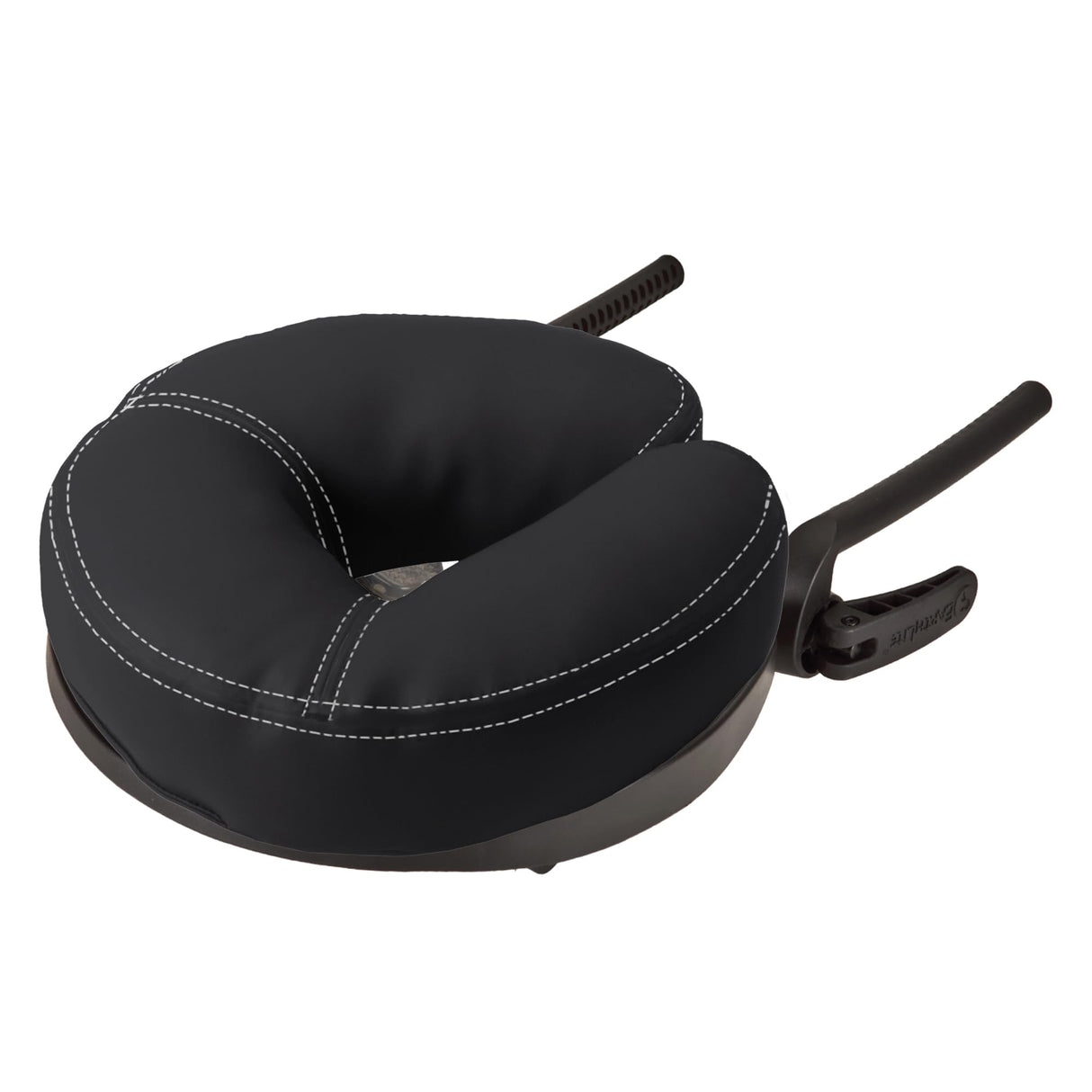 EARTHLITE Massage Table Face Cradle CARESS - Self-Adjusting, Innovative Headrest with Luxurious Strata Face Pillow, Black