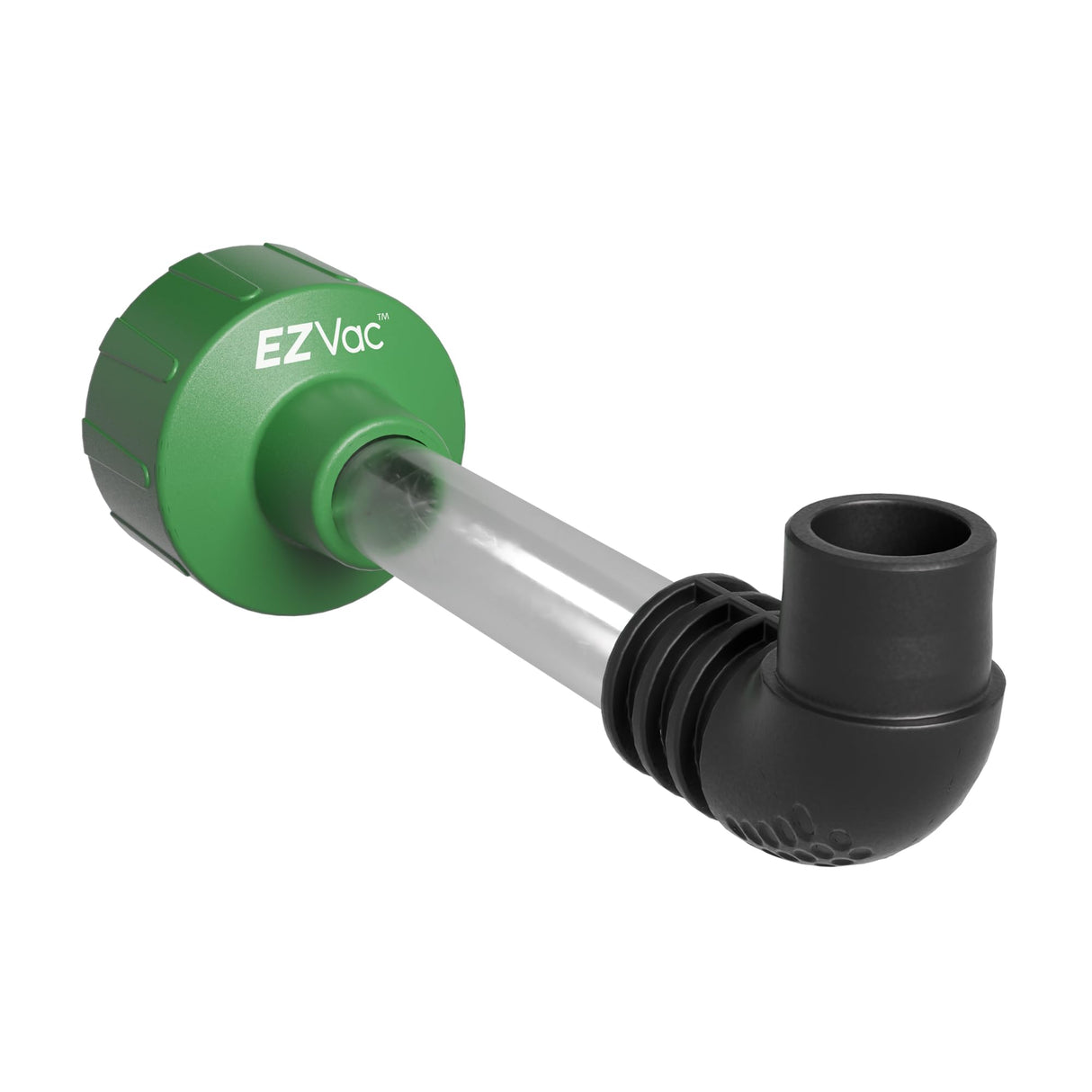 EZVAC - AC Drain Line Cleaner Adapter Evacuates & Unclog AC Drain Line - HVAC to PVC AC Drain Line Cleaner Tool - Universal Fit AC Drain Line Unclogger - AC Drain Line Cleaning Tool - Clear Visibility