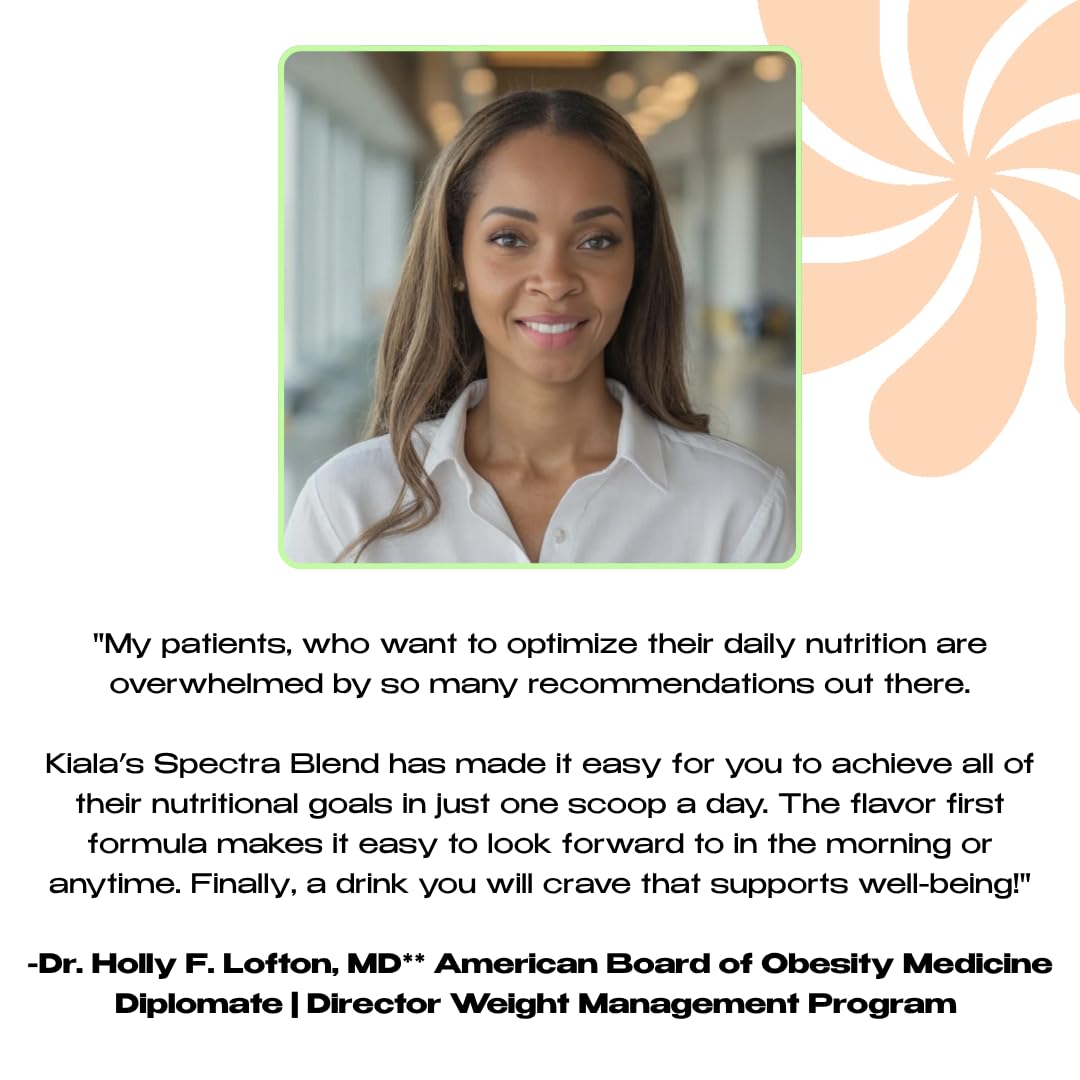 Kiala Nutrition Super Greens, Organic Greens Powder with Spirulina & Chlorella for Digestion, Gut Health, Immunity & Energy, Gluten Free, Vegan, Daily Support for Women, Mixed Berry, 30 Servings